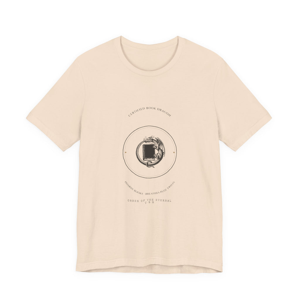 Certified Book Dragon Vintage Crest T-Shirt