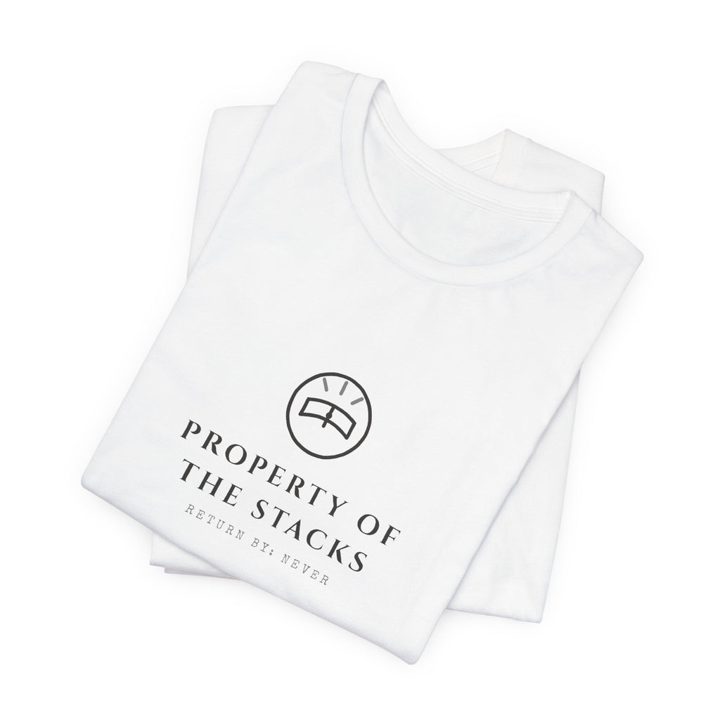 Property of the Stacks Minimalist Reader Sigil T-Shirt