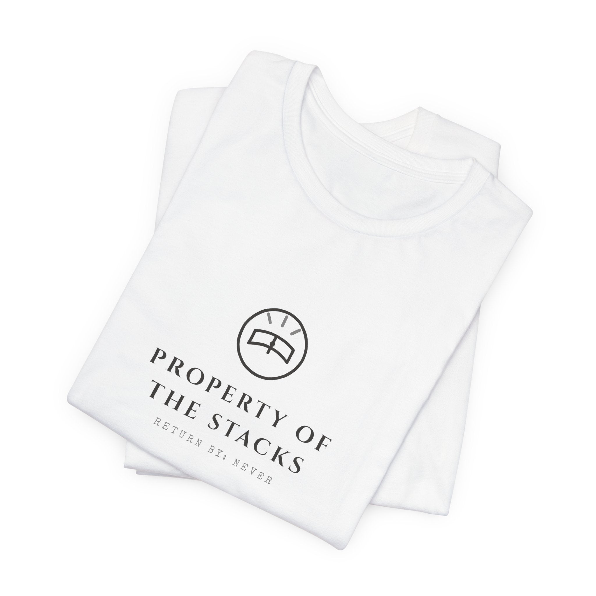 Property of the Stacks Minimalist Reader Sigil T-Shirt