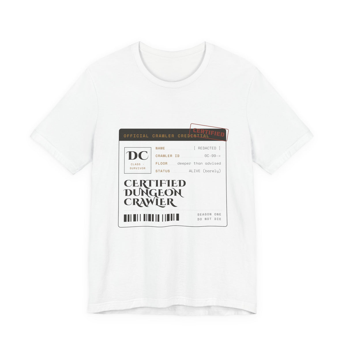 Certified Dungeon Crawler T-Shirt