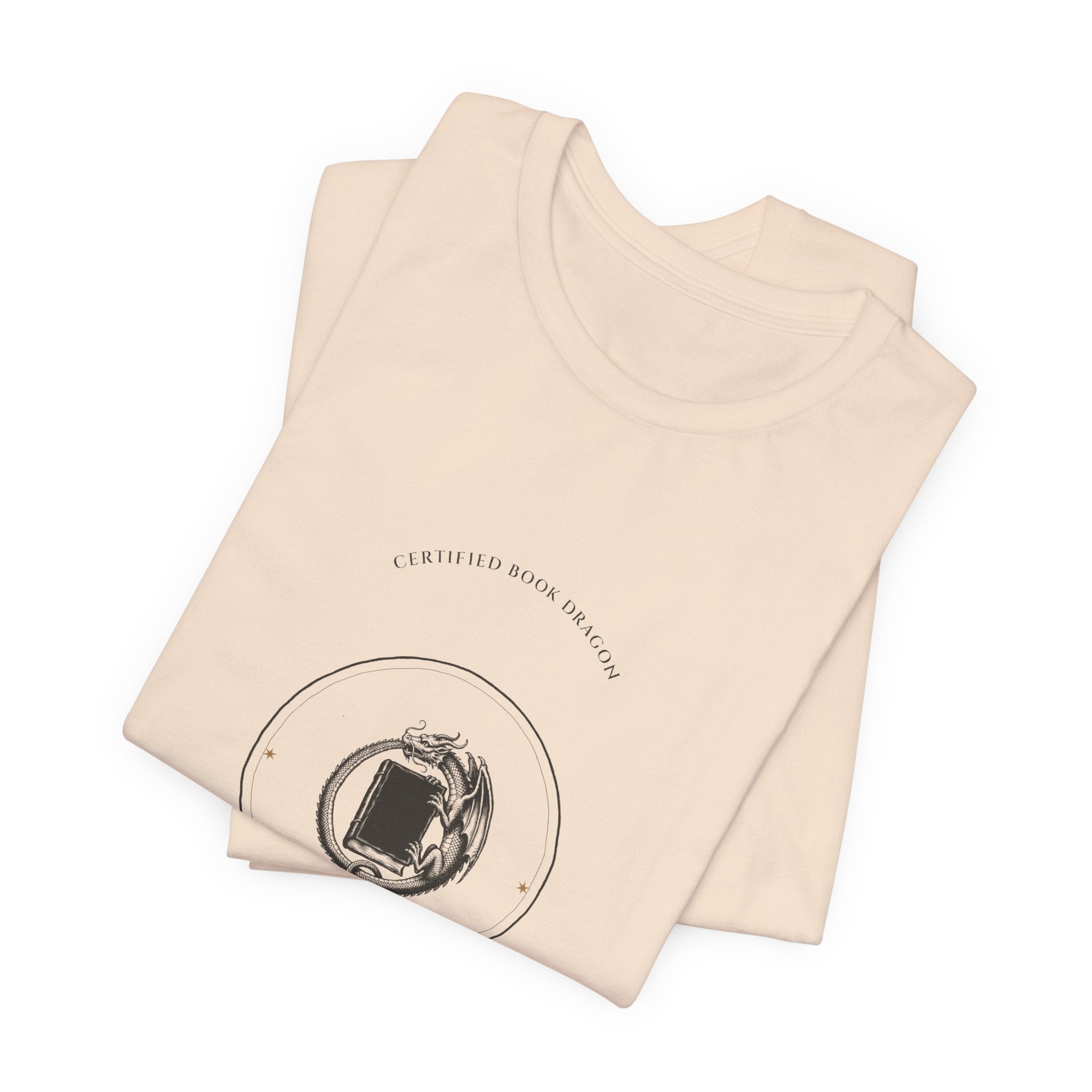 Certified Book Dragon Vintage Crest T-Shirt