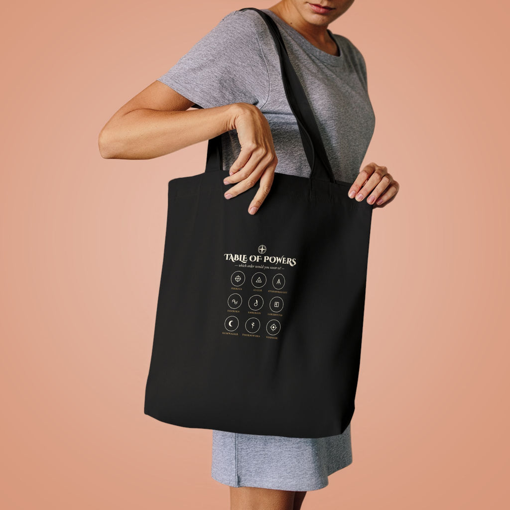 Table of Powers Fantasy Sigil Canvas Tote