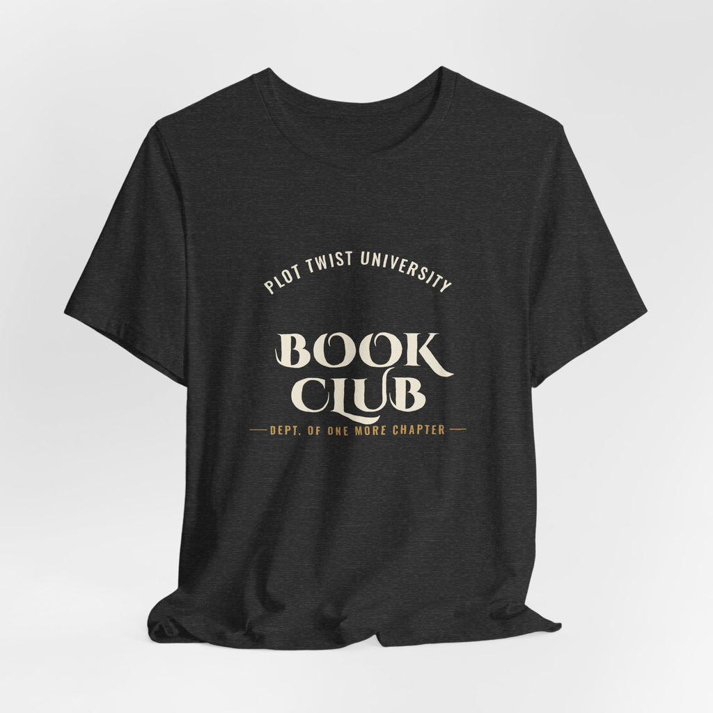 Plot Twist University Book Club Varsity T-Shirt