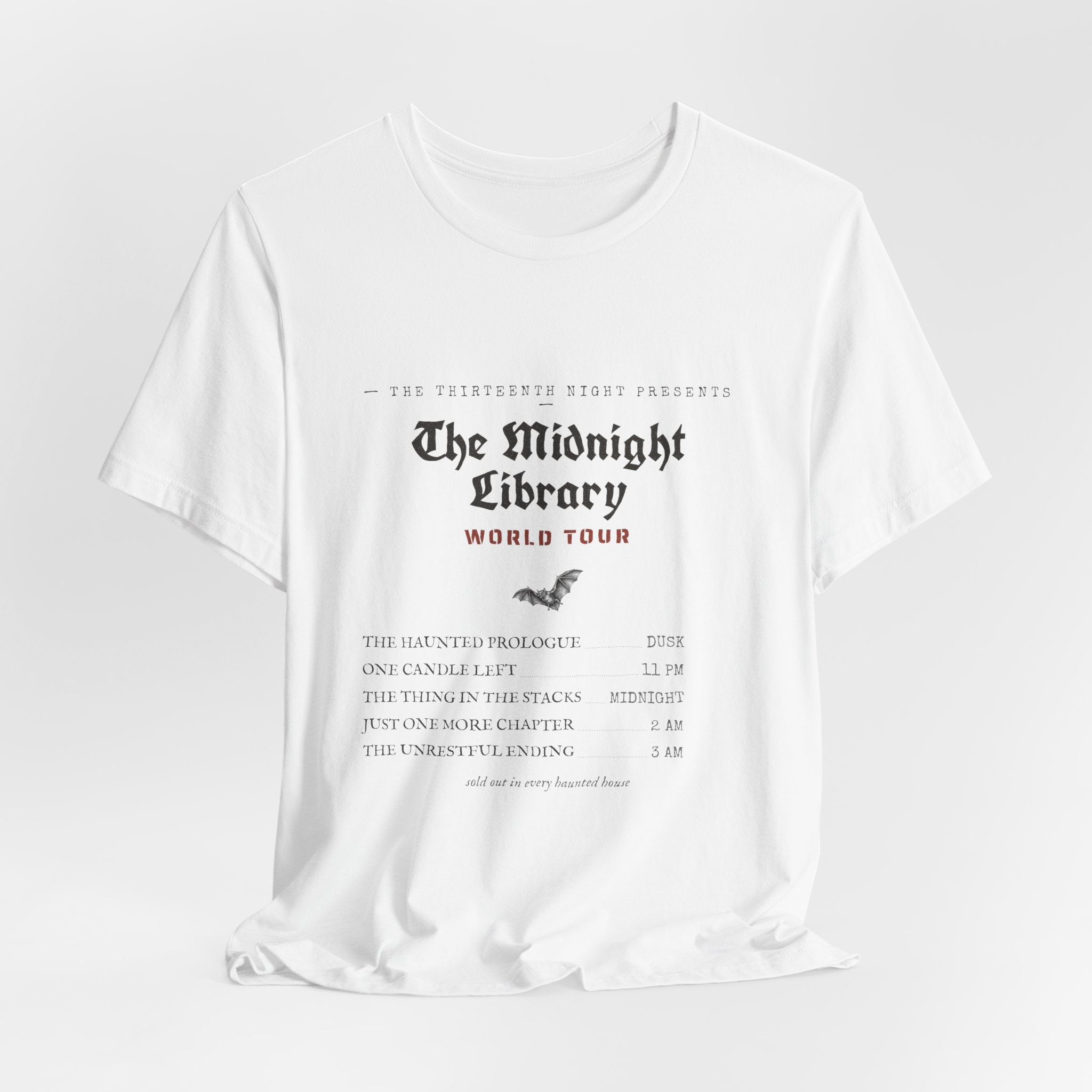 The Midnight Library Gothic Tour T-Shirt