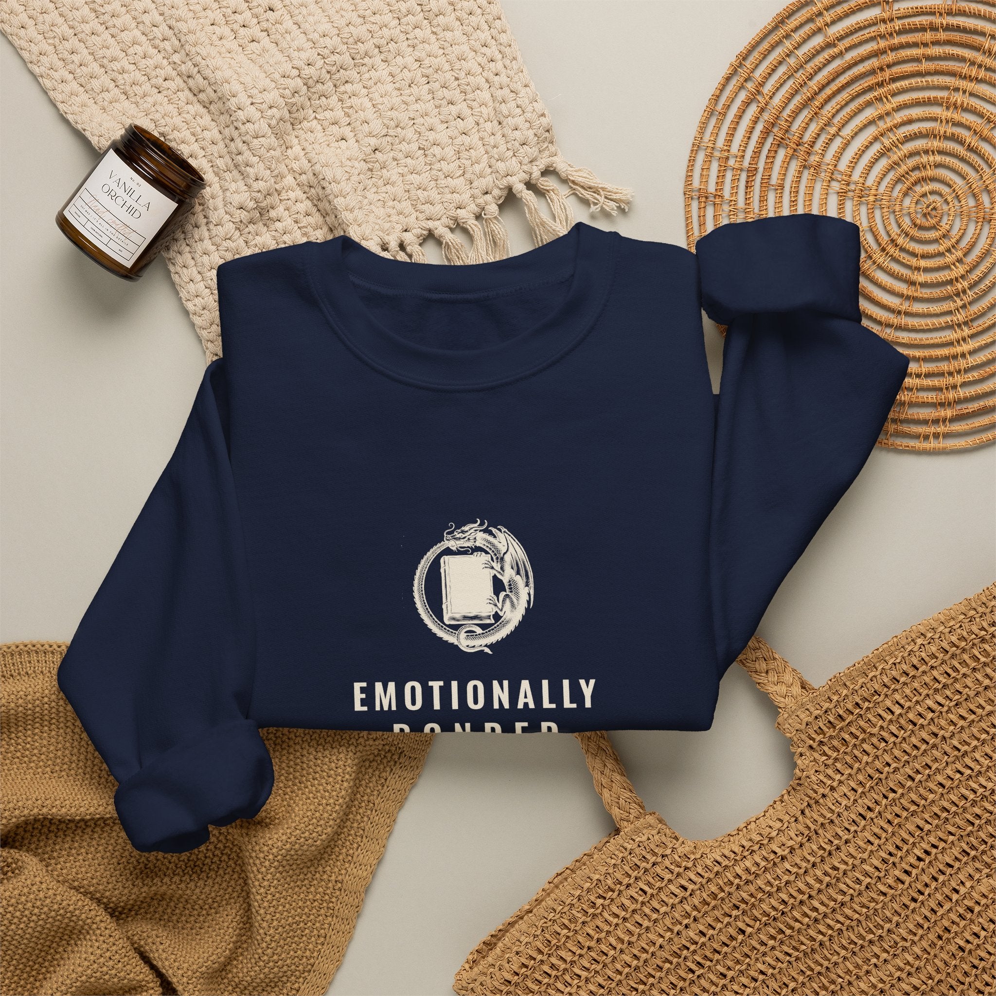 Emotionally Bonded to a Fictional Dragon Sweatshirt
