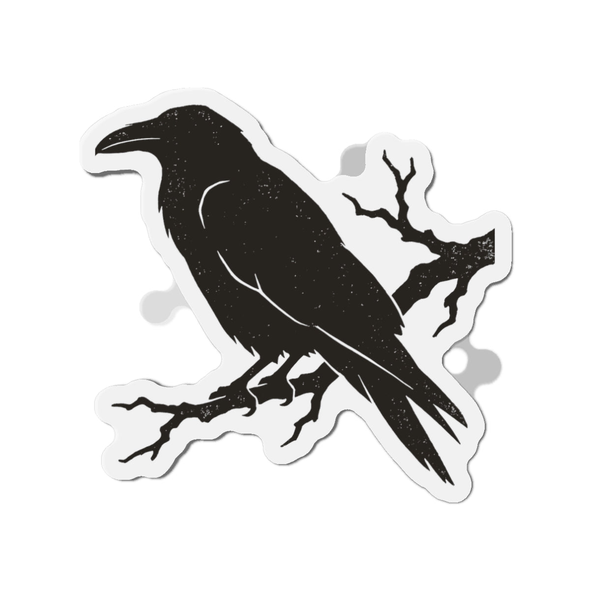 Nevermore Raven Die-Cut Magnet