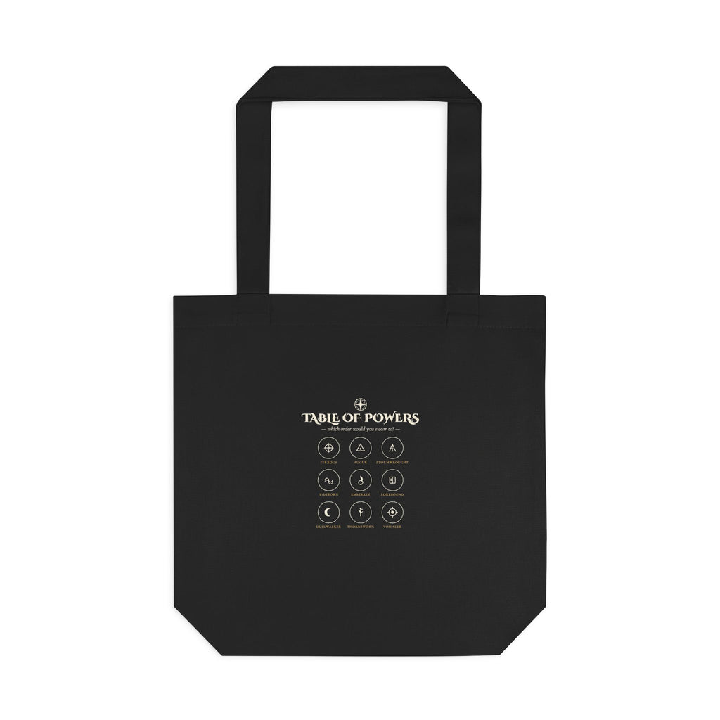 Table of Powers Fantasy Sigil Canvas Tote