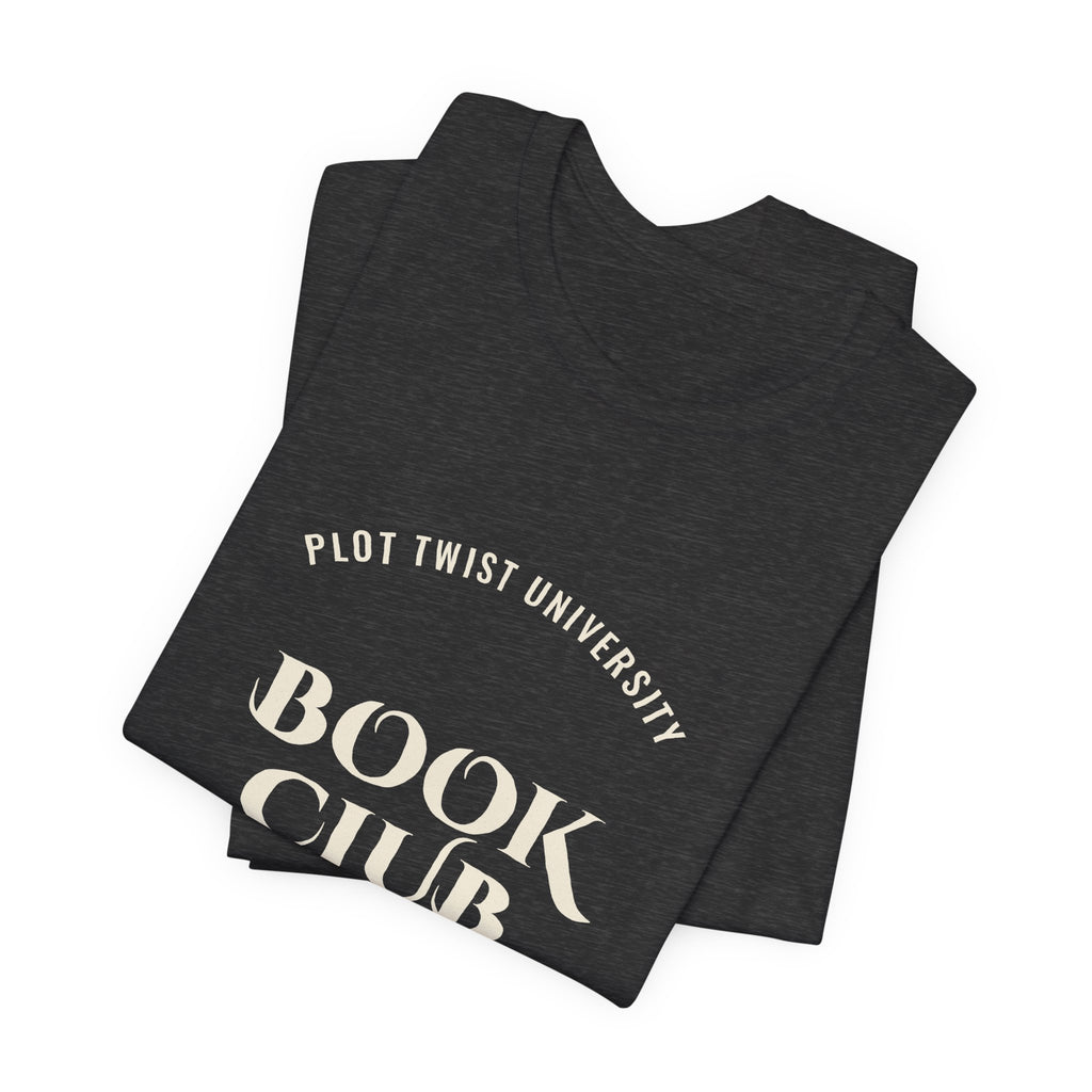 Plot Twist University Book Club Varsity T-Shirt