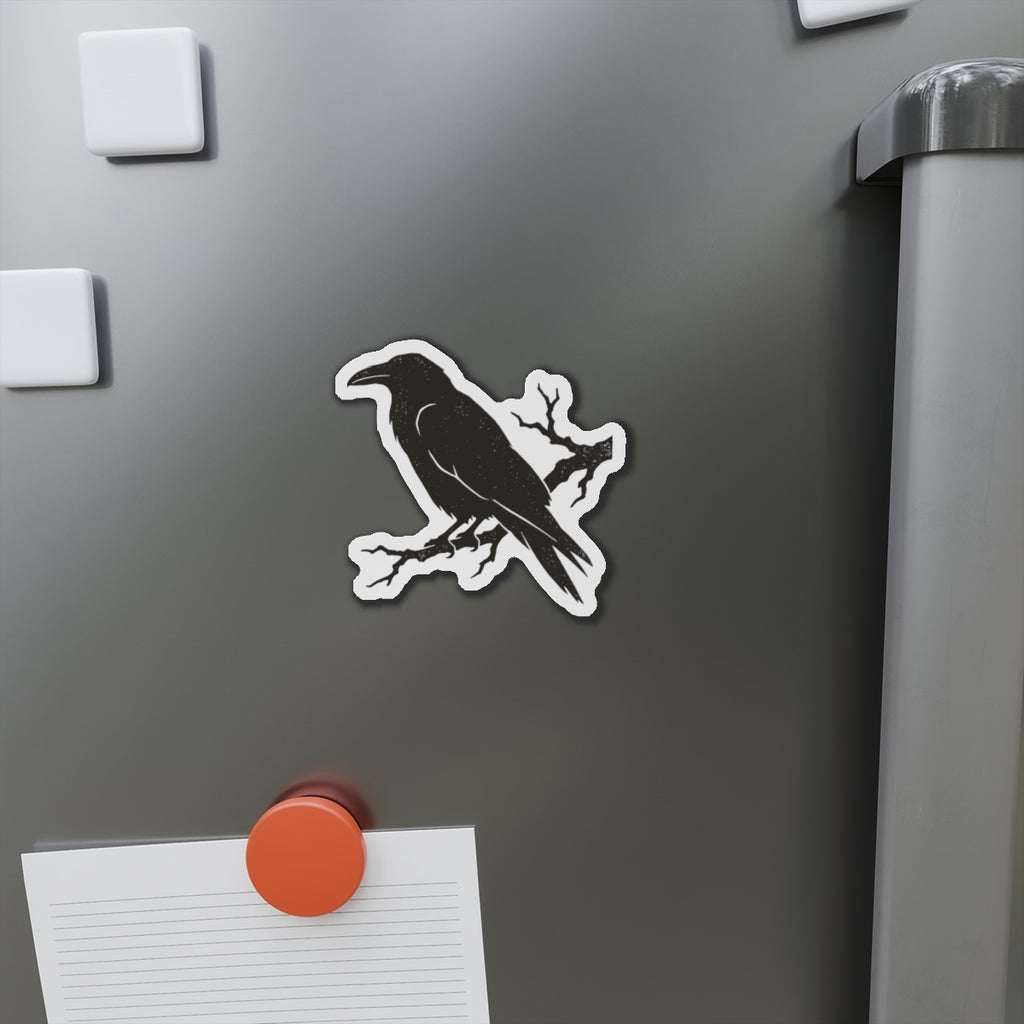 Nevermore Raven Die-Cut Magnet