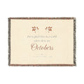 Anne of Green Gables World Where There Are Octobers Woven Blanket
