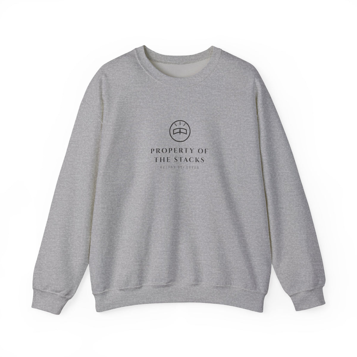 Property of the Stacks Minimalist Reader Sigil Sweatshirt