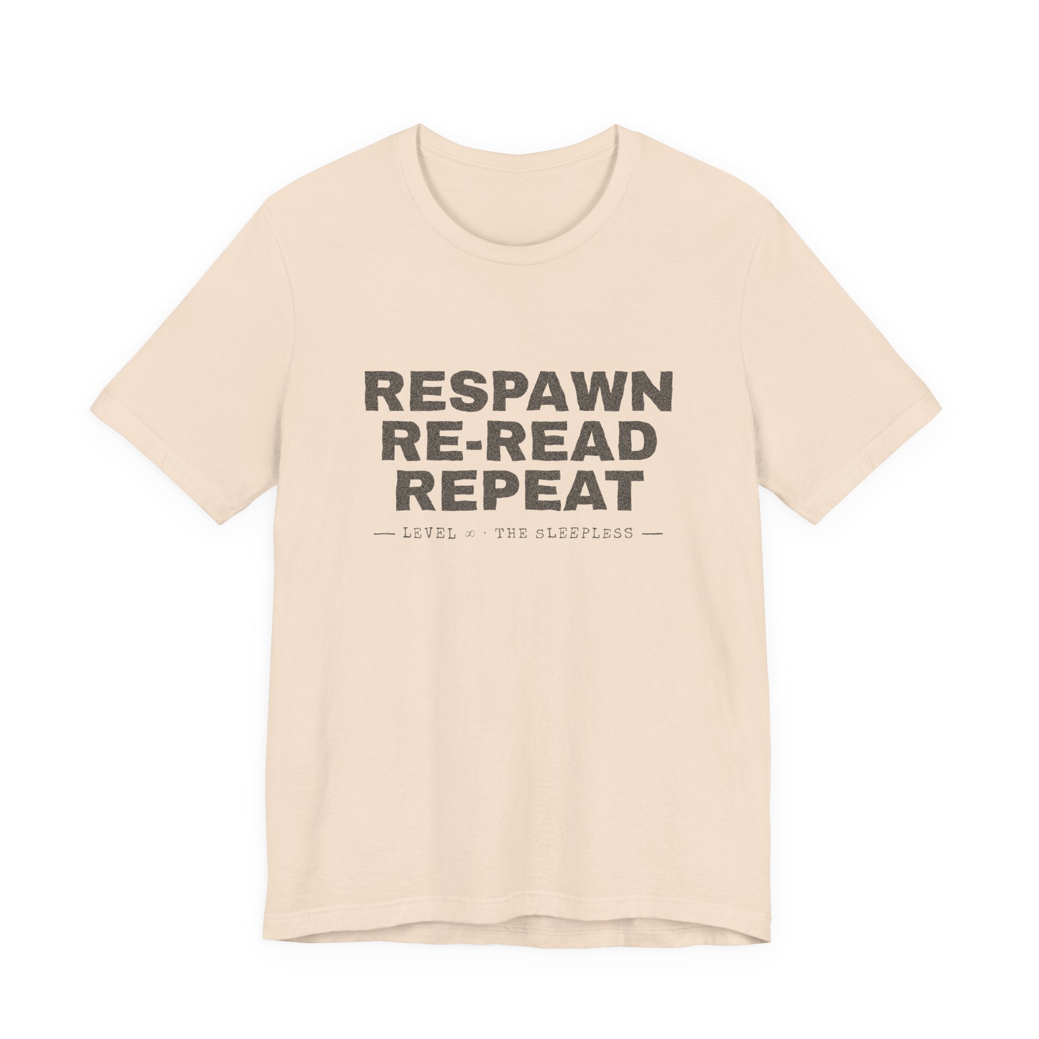 Respawn Re-Read Repeat Grunge LitRPG T-Shirt