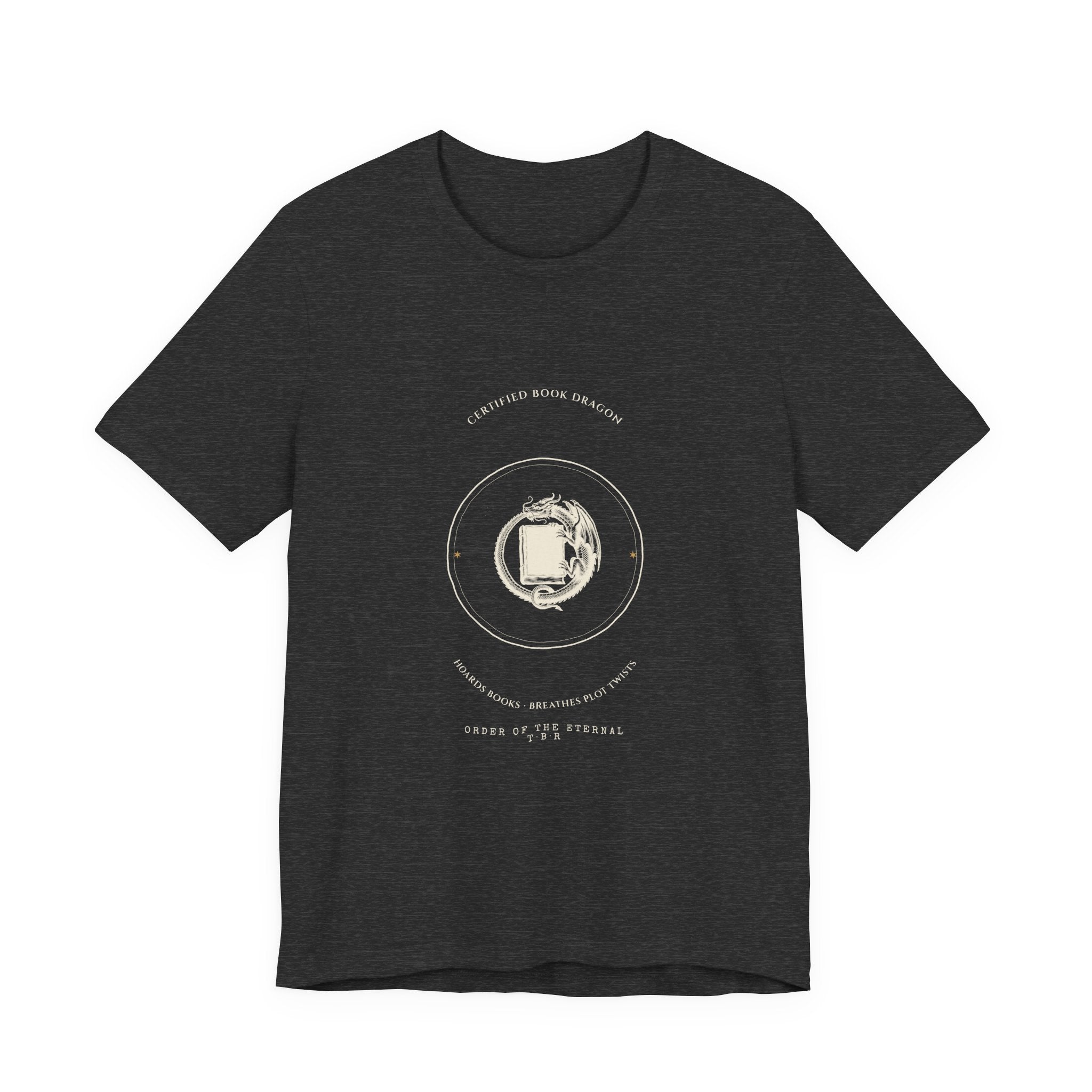 Certified Book Dragon Vintage Crest T-Shirt