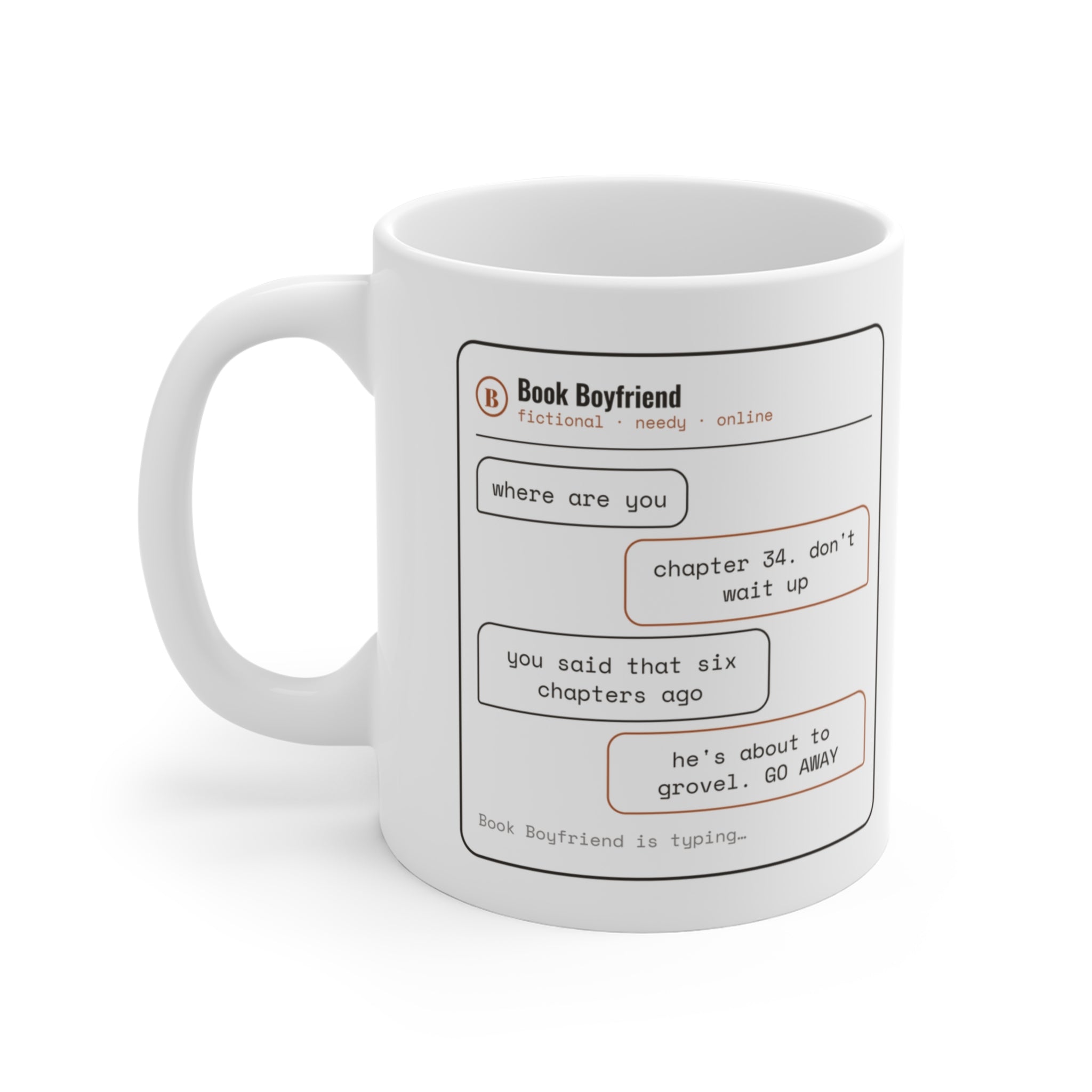 Read Receipts From a Book Boyfriend Mug