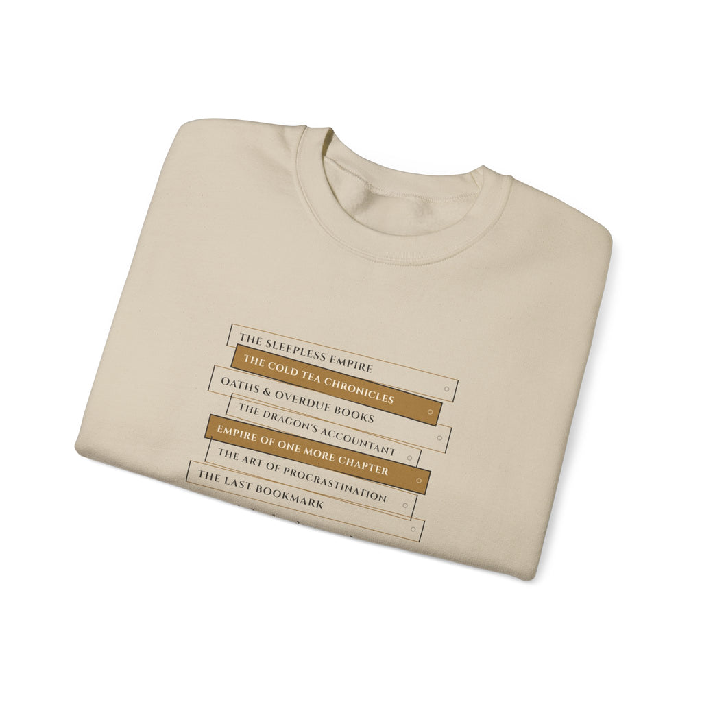 Fantasy Book Spine Stack Sweatshirt