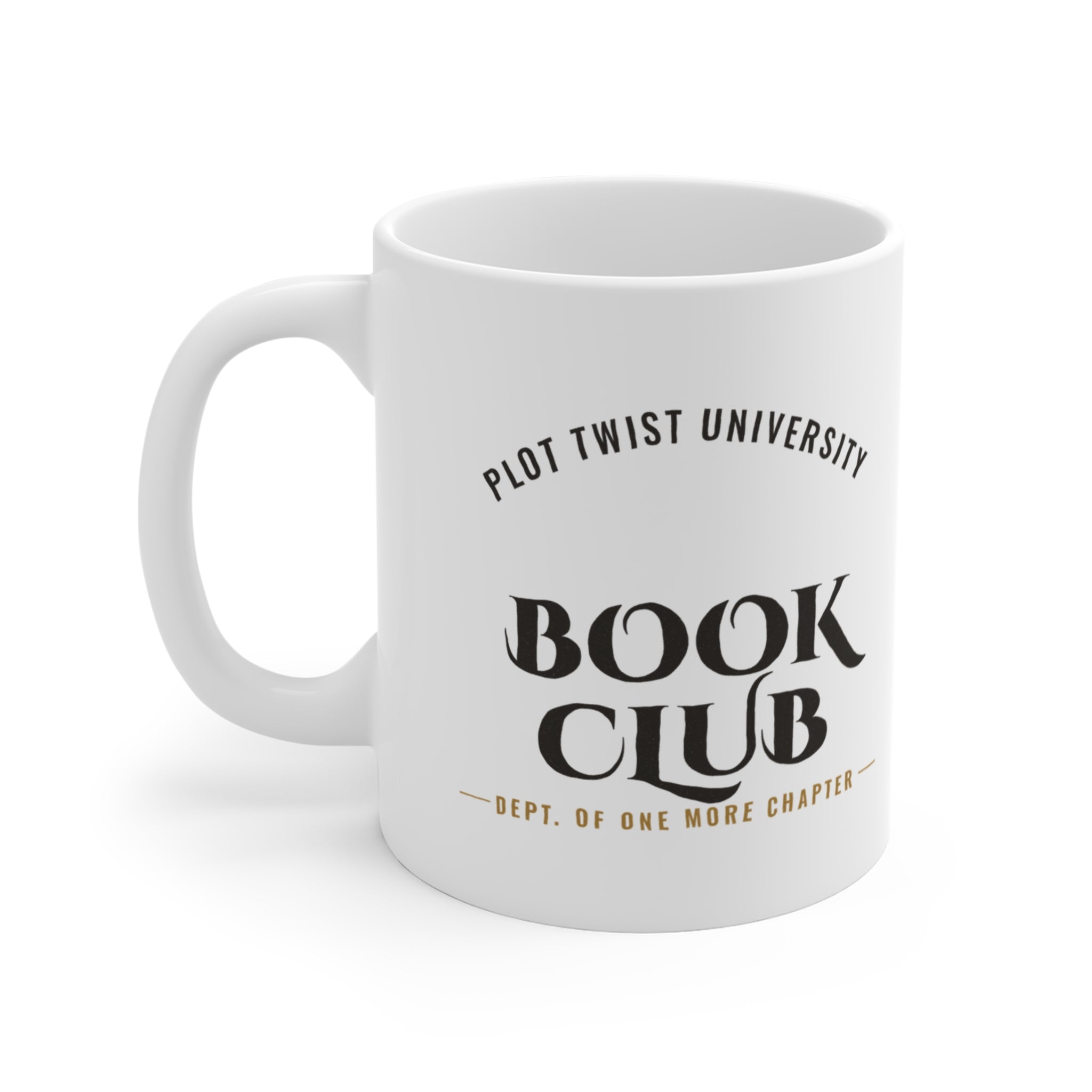 Plot Twist University Book Club Varsity Mug