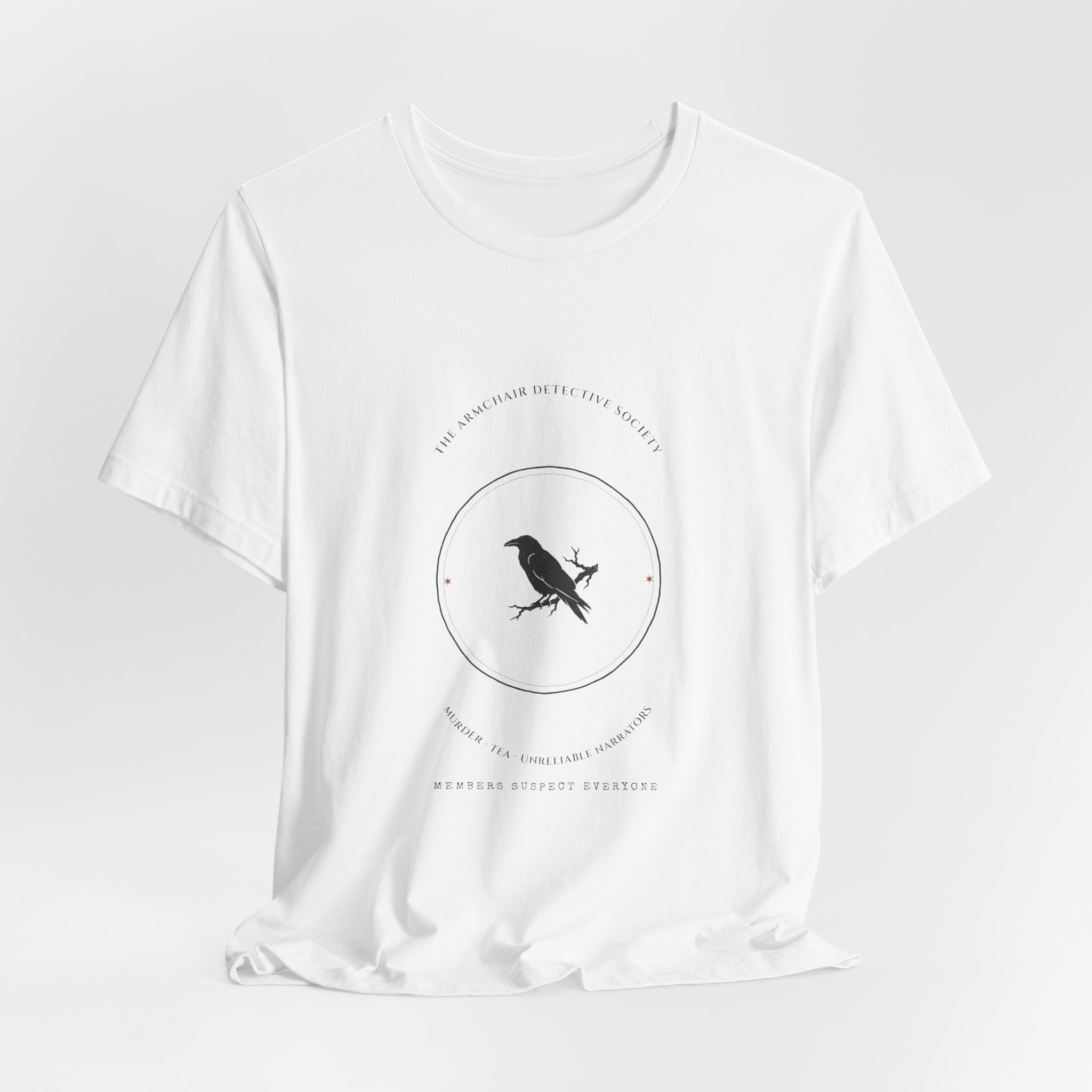 The Armchair Detective Society Mystery Crest T-Shirt