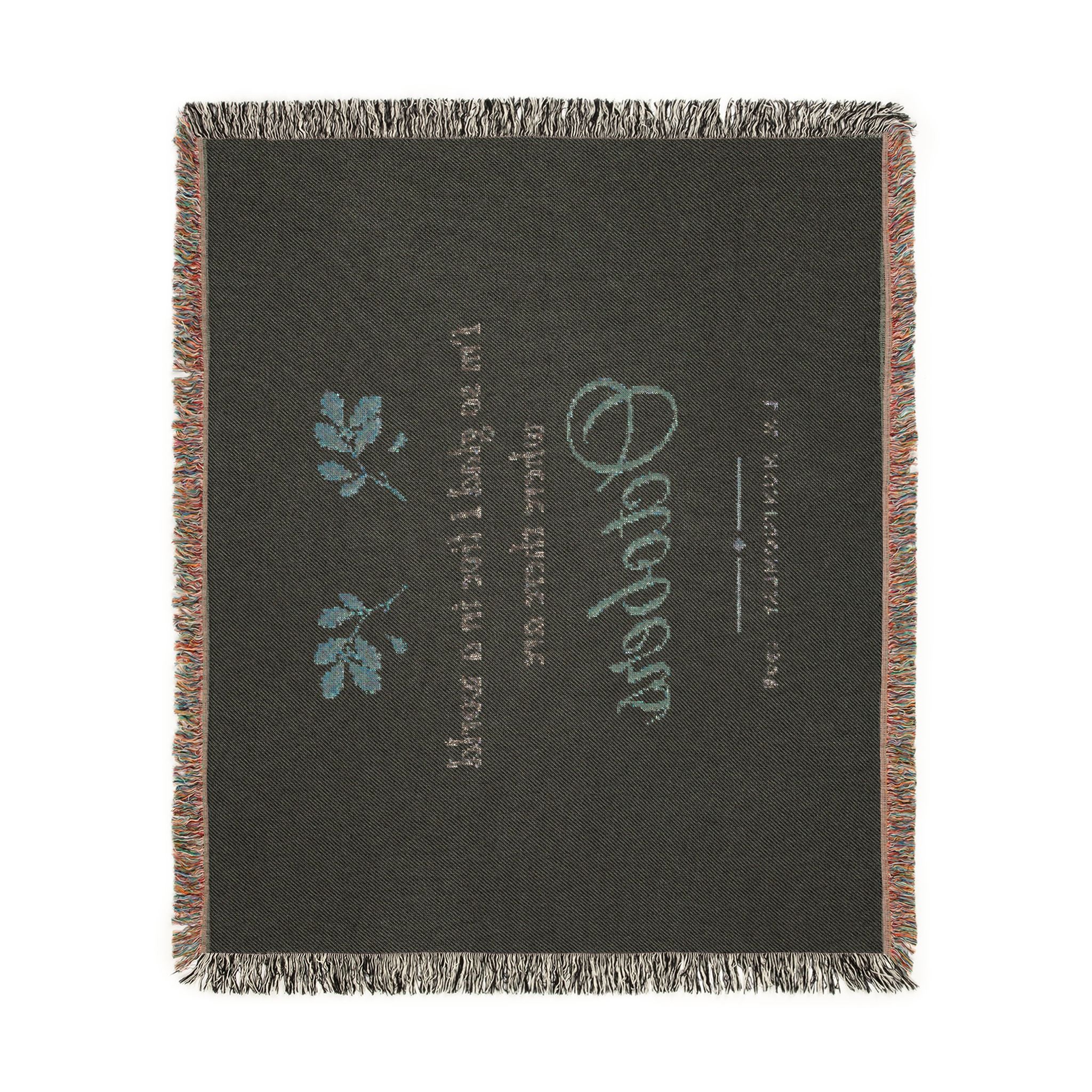 Anne of Green Gables World Where There Are Octobers Woven Blanket