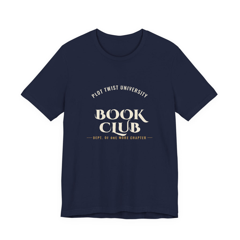Plot Twist University Book Club Varsity T-Shirt