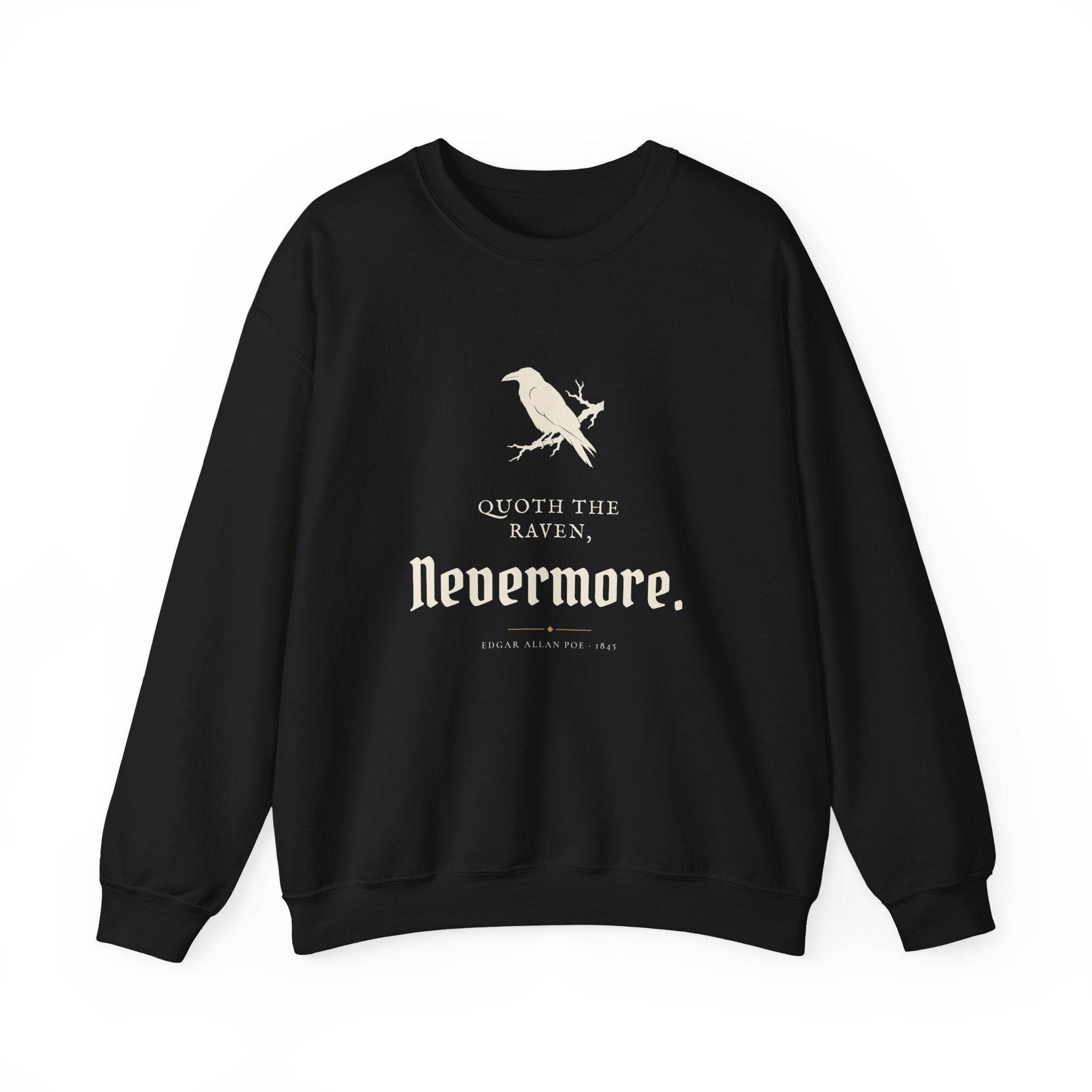 Edgar Allan Poe Nevermore Raven Sweatshirt