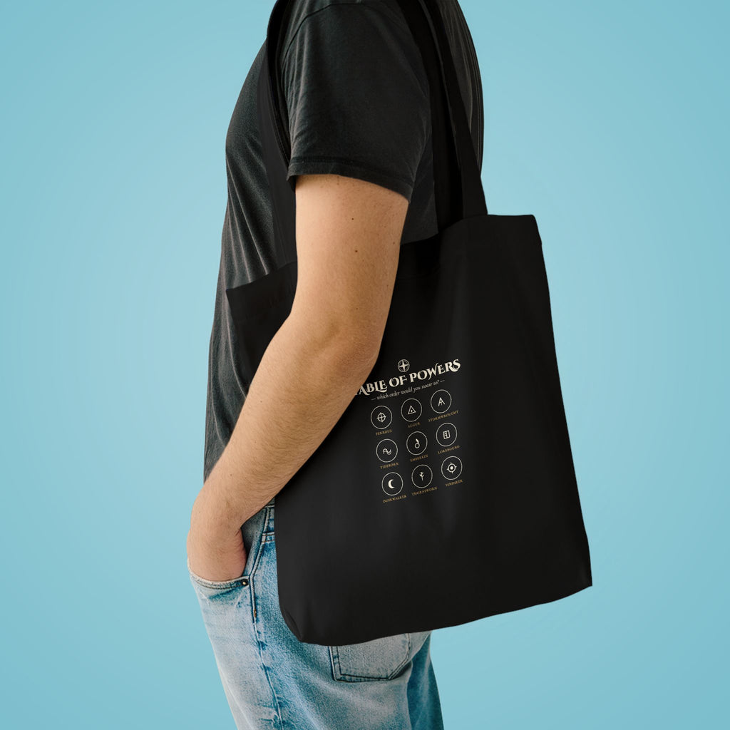 Table of Powers Fantasy Sigil Canvas Tote