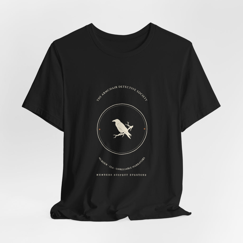 The Armchair Detective Society Mystery Crest T-Shirt