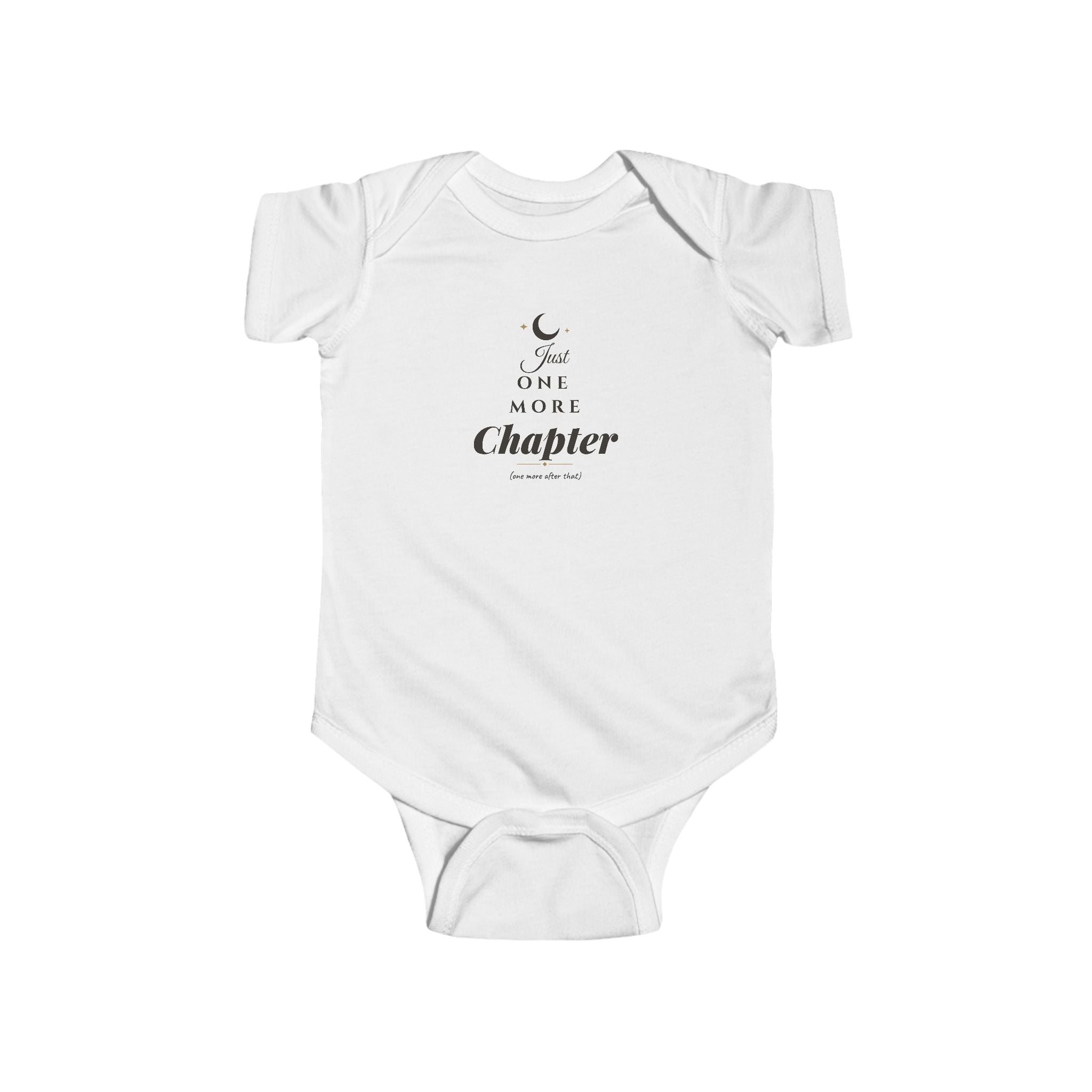 Just One More Chapter Baby Bodysuit