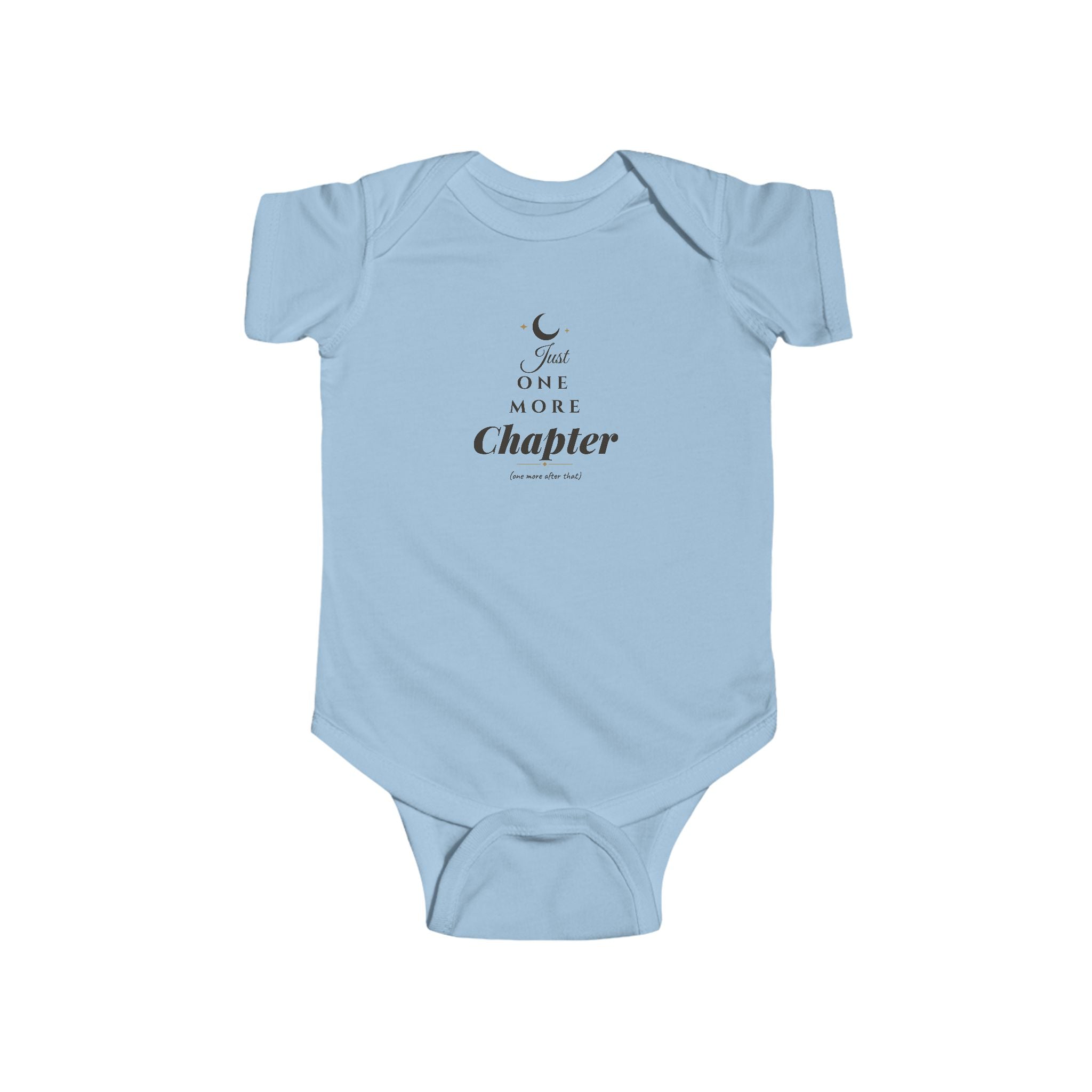 Just One More Chapter Baby Bodysuit