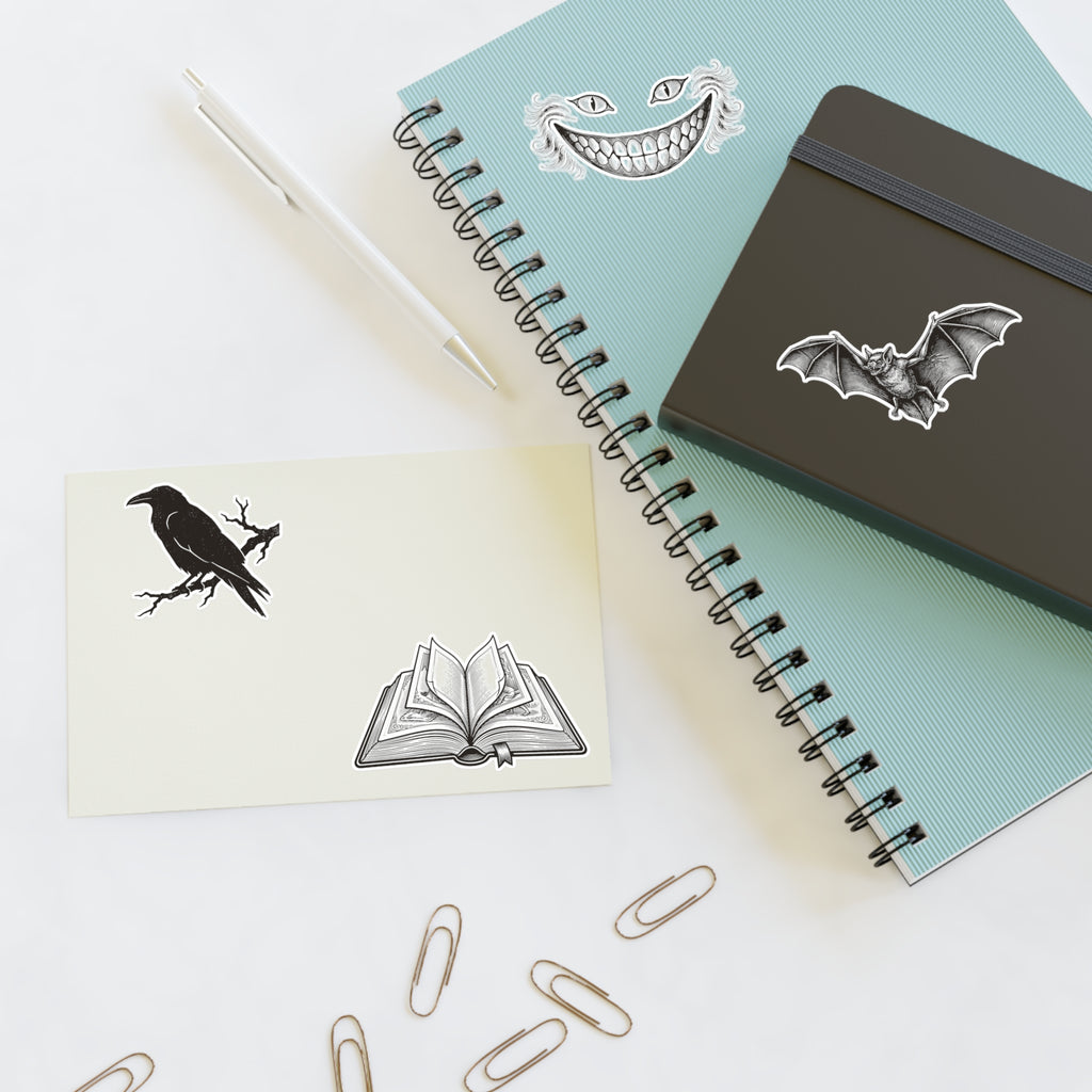 Bookish Motifs Sticker Sheet