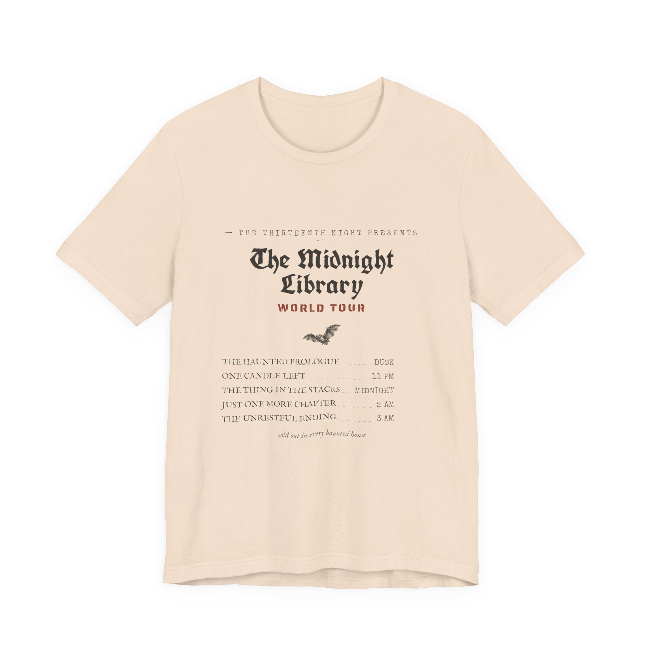 The Midnight Library Gothic Tour T-Shirt