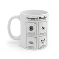 Frequent Reader Postage Stamp Collage Mug