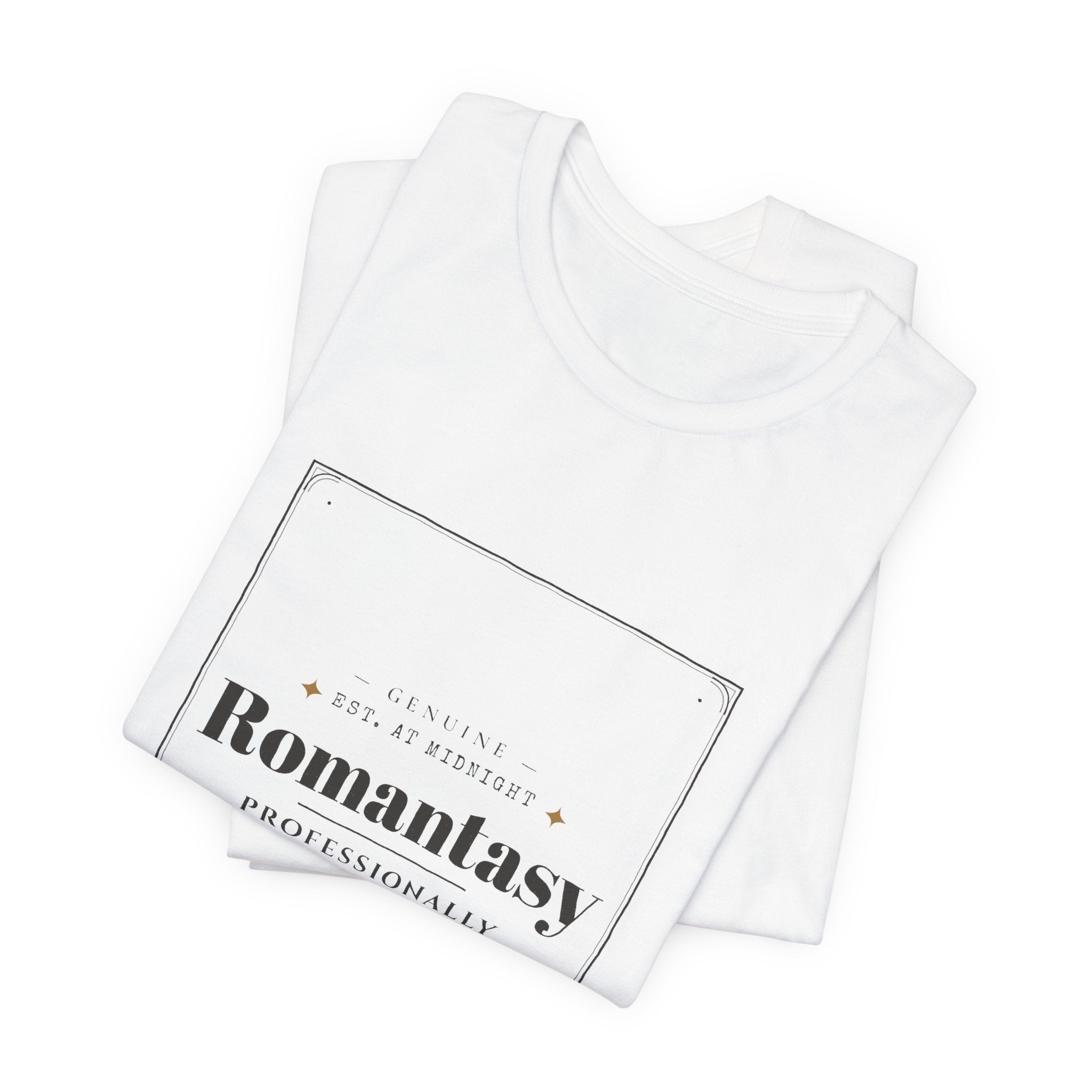 Romantasy Professionally Book-Obsessed Vintage Label T-Shirt