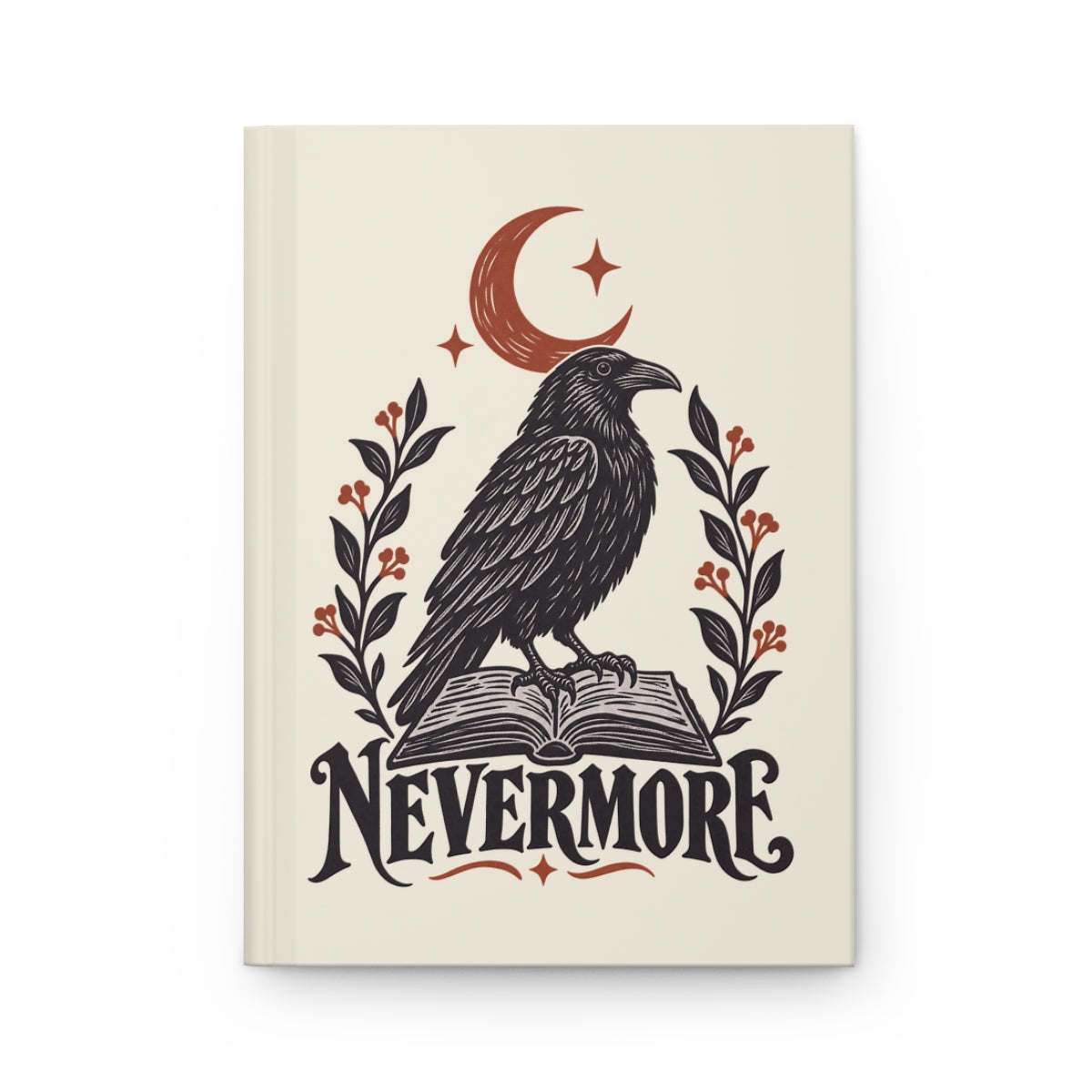 Nevermore Hardcover Journal — actual supplier front view
