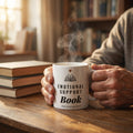 Emotional Support Book — mug in a reader’s hands