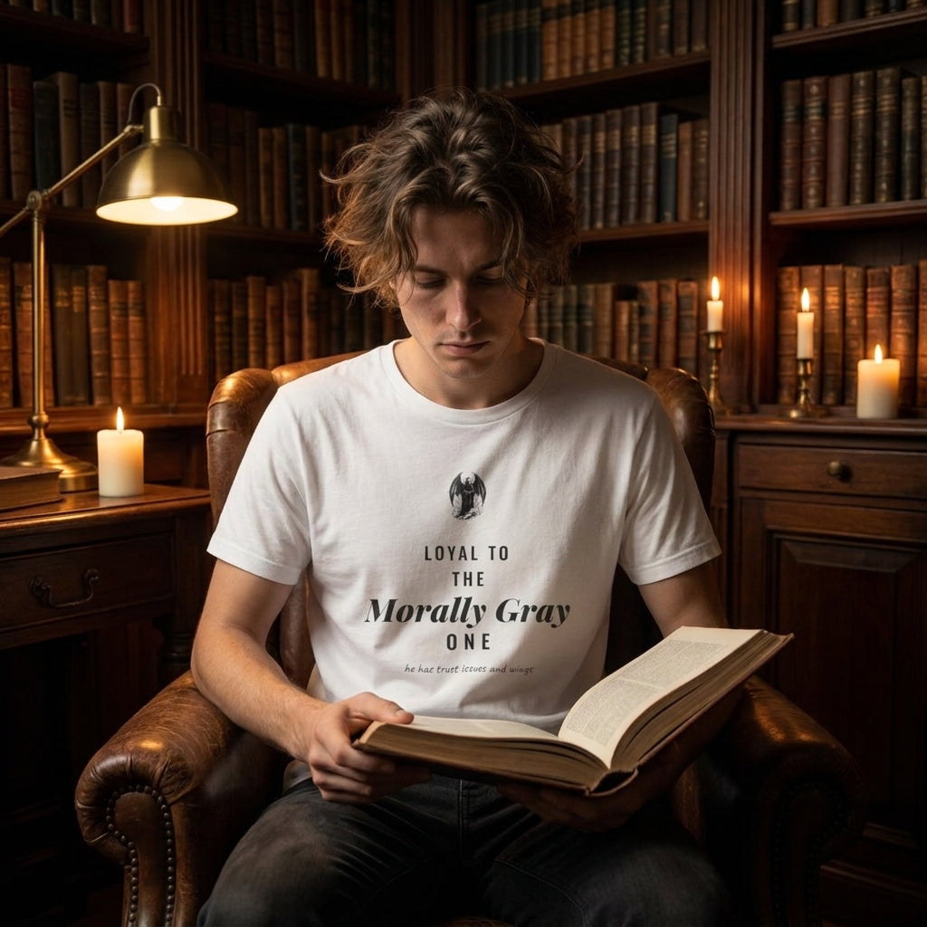 Loyal to the Morally Gray One — t-shirt worn by a reader