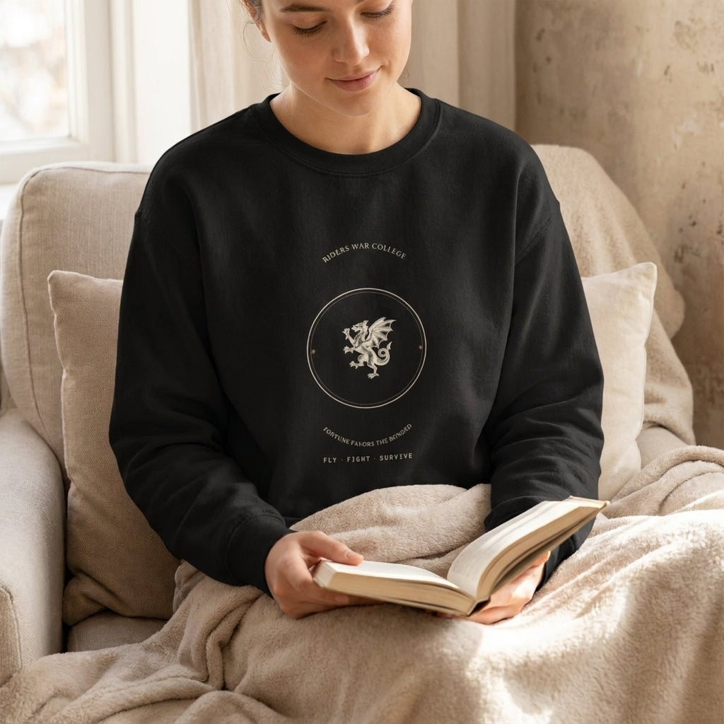 Riders War College — sweatshirt worn by a reader