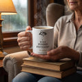 I Read Murder Mysteries to Relax — mug in a reader’s hands