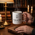 I am no bird; and no net ensnares me — mug in a reader’s hands