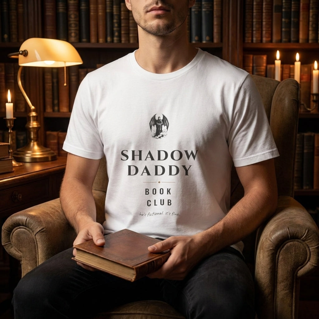 Shadow Daddy Book Club — t-shirt worn by a reader
