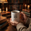 Well Read and Slightly Dangerous — mug in a reader’s hands