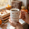 I'm so glad I live in a world where there are Octobers — mug in a reader’s hands
